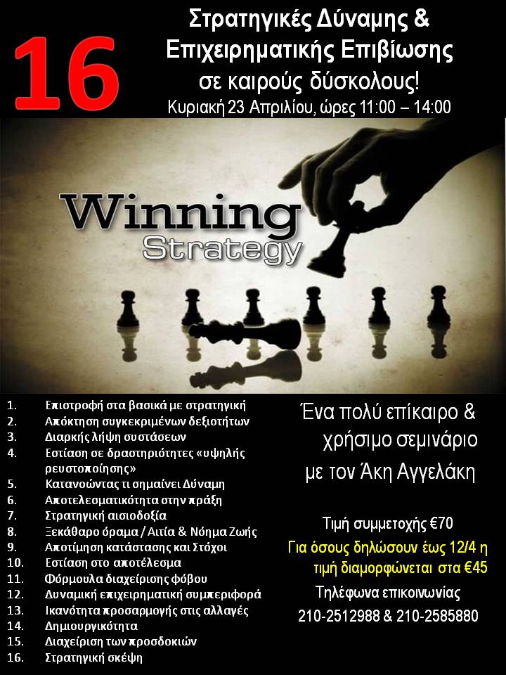 16 ΣΤΡΑΤΗΓΙΚΕΣ ΔΥΝΑΜΗΣ