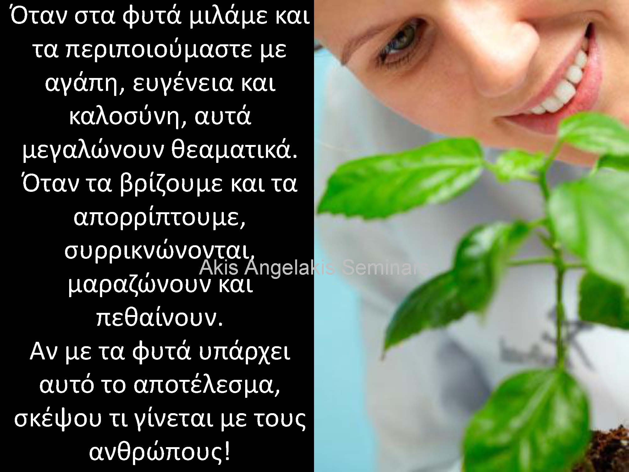 ΕΝΑΣ ΚΗΠΟΣ ΑΝΘΡΩΠΩΝ ΕΙΝΑΙ Η ΖΩΗ ΜΑΣ