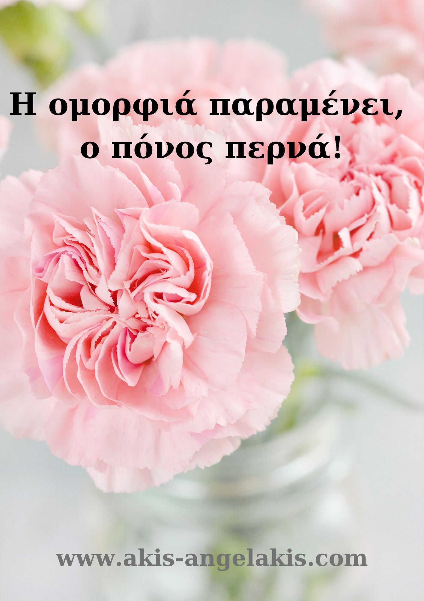 Η ομορφιά παραμένει, ο πόνος περνά!