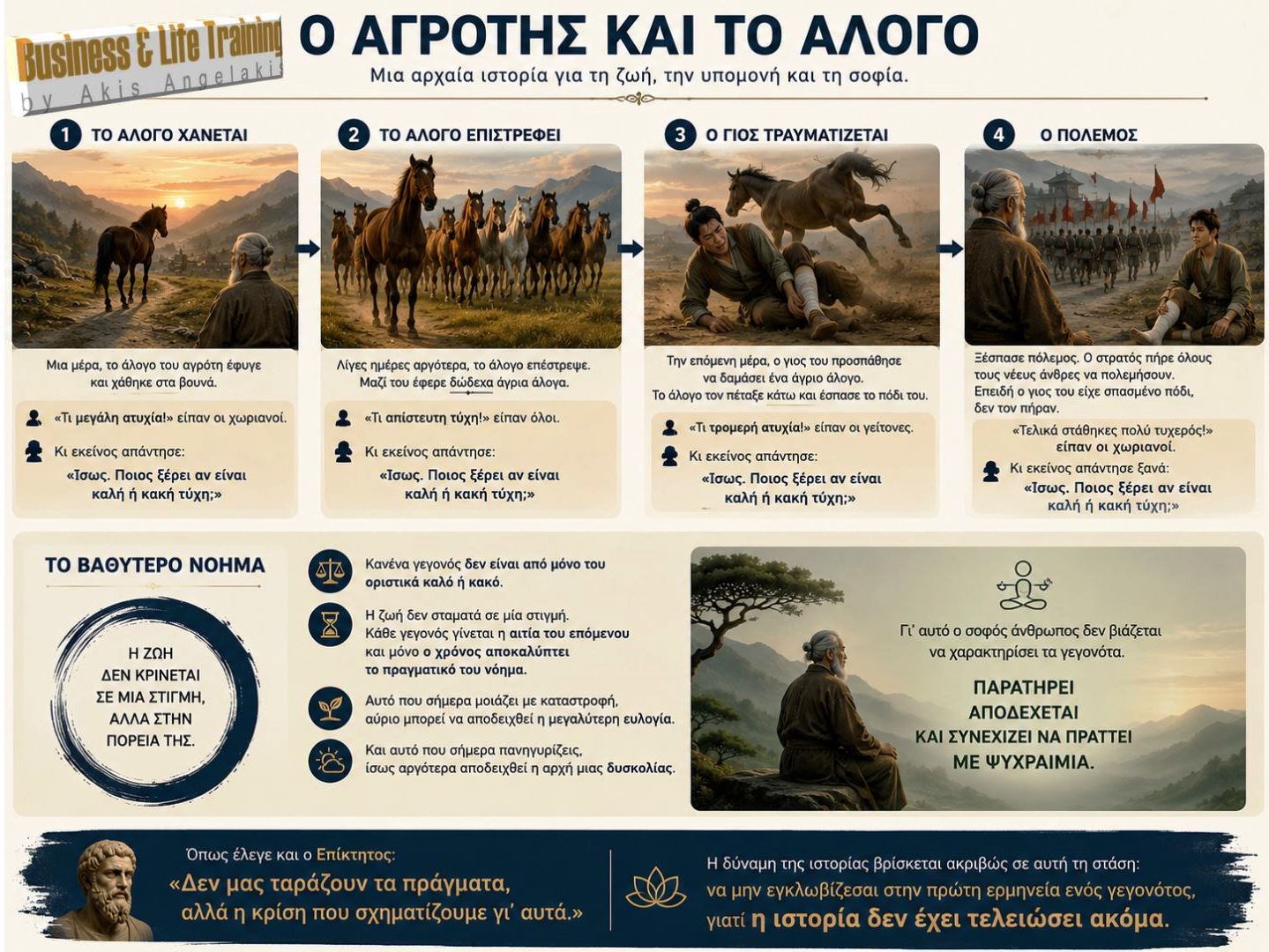 Ο αγρότης και το άλογο